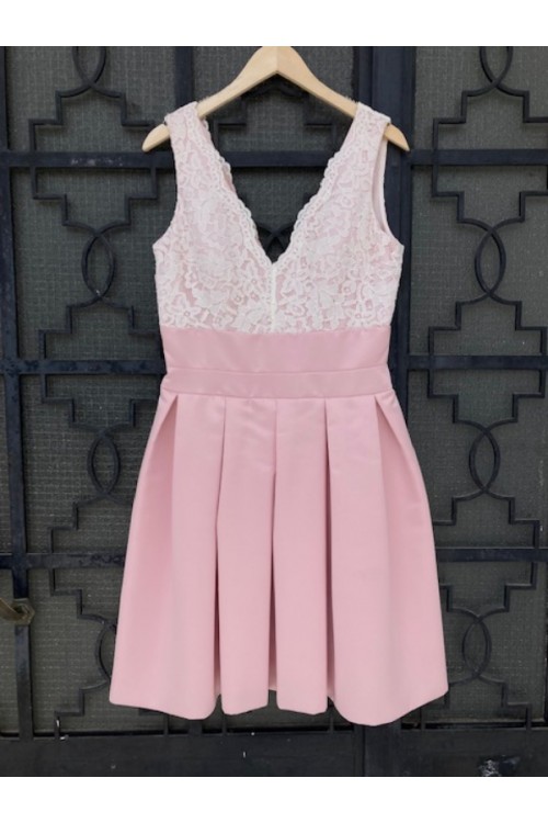 TASSOS MITROPOULOS LONG DRESS PINK BE94