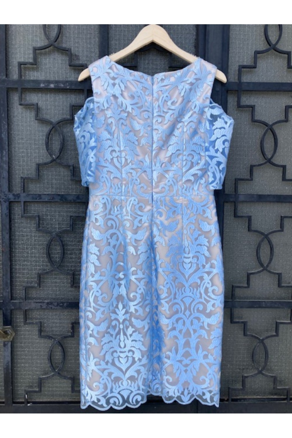 D&K FRANGOULIS LONG DRESS BLUE BE96