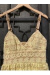 TASSOS MITROPOULOS LONG DRESS SUNFLOWER BE100