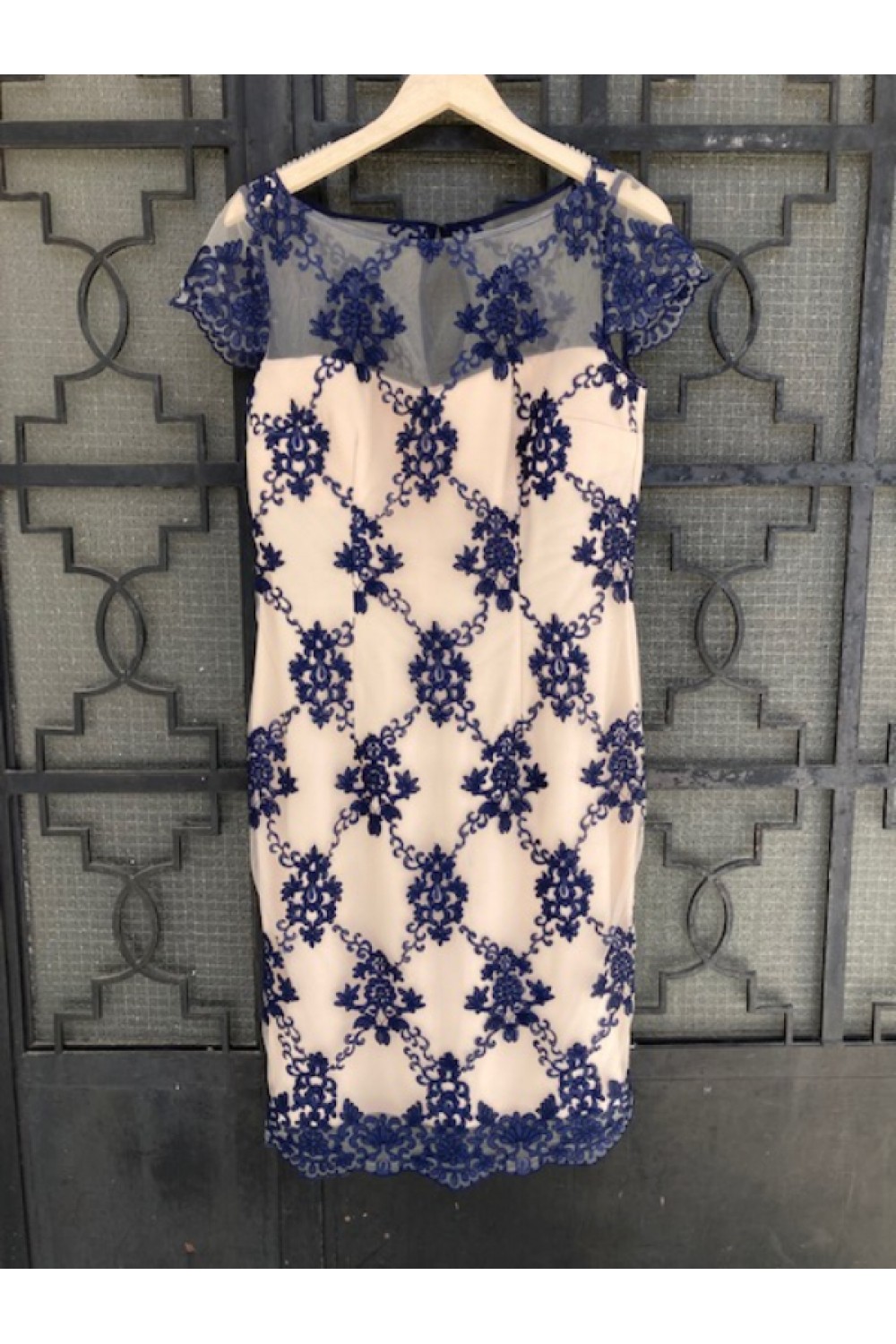 D&K FRANGOULIS LONG DRESS CREAMY BEIGE BE104