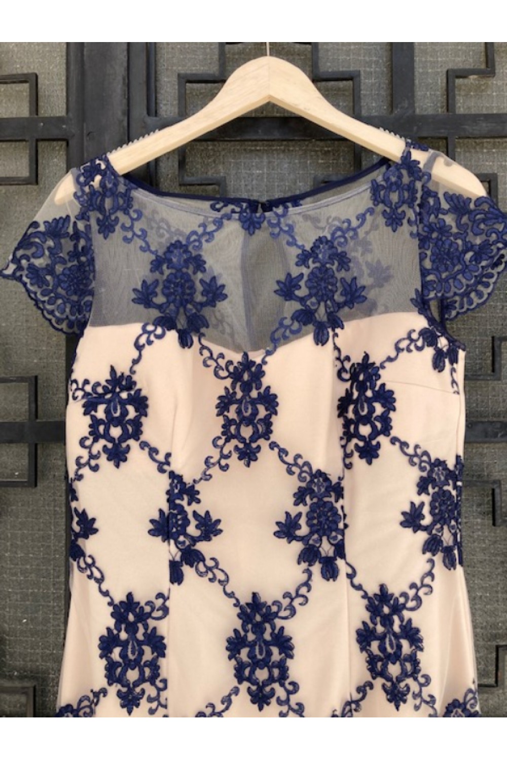 D&K FRANGOULIS LONG DRESS CREAMY BEIGE BE104