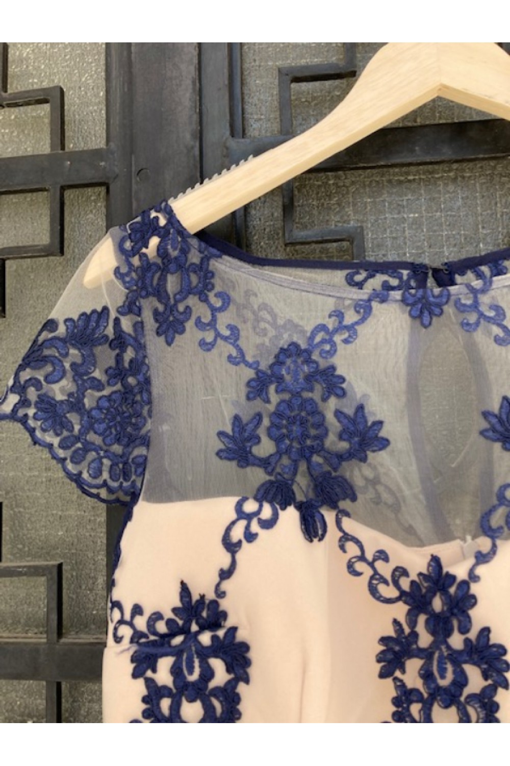 D&K FRANGOULIS LONG DRESS CREAMY BEIGE BE104