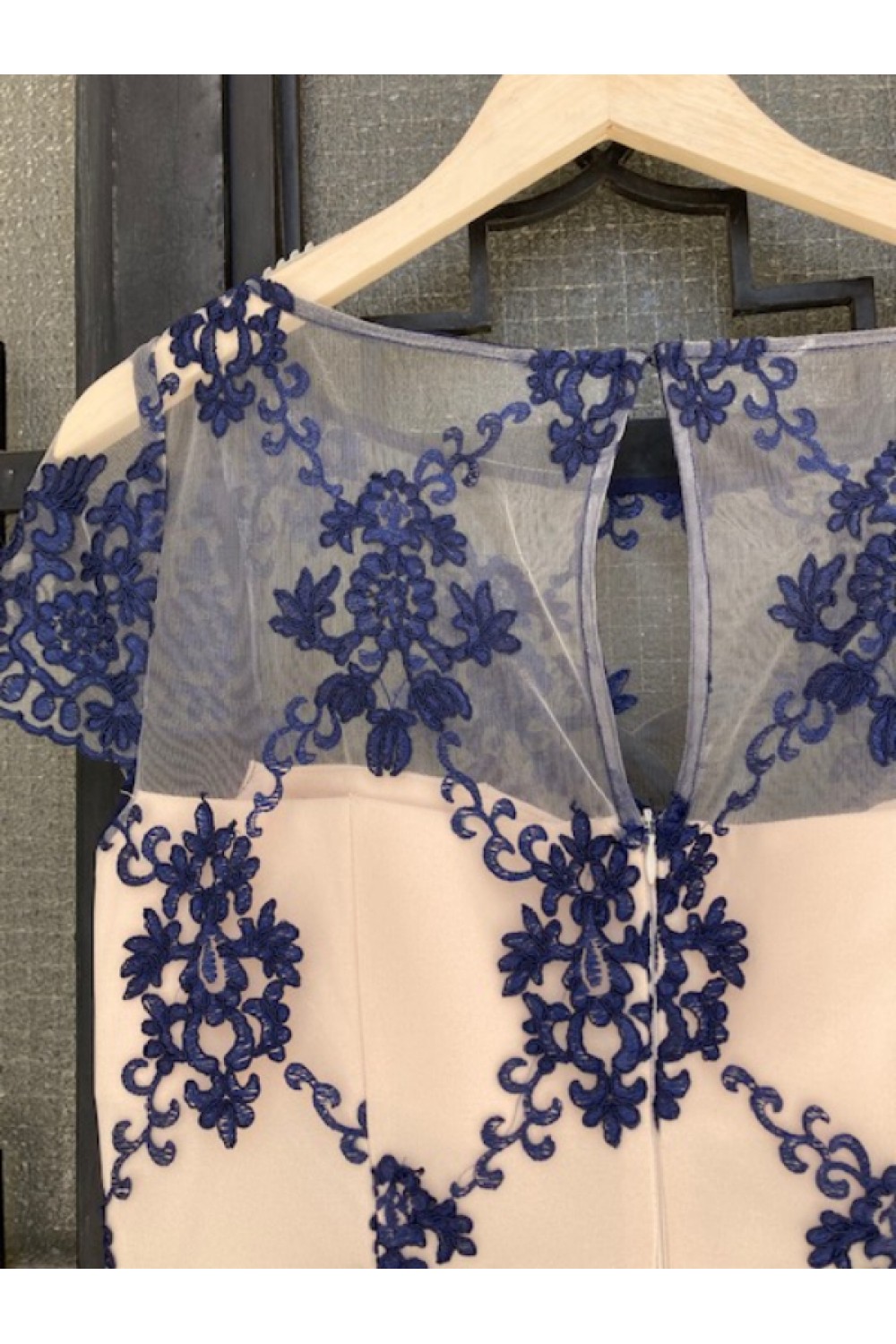 D&K FRANGOULIS LONG DRESS CREAMY BEIGE BE104