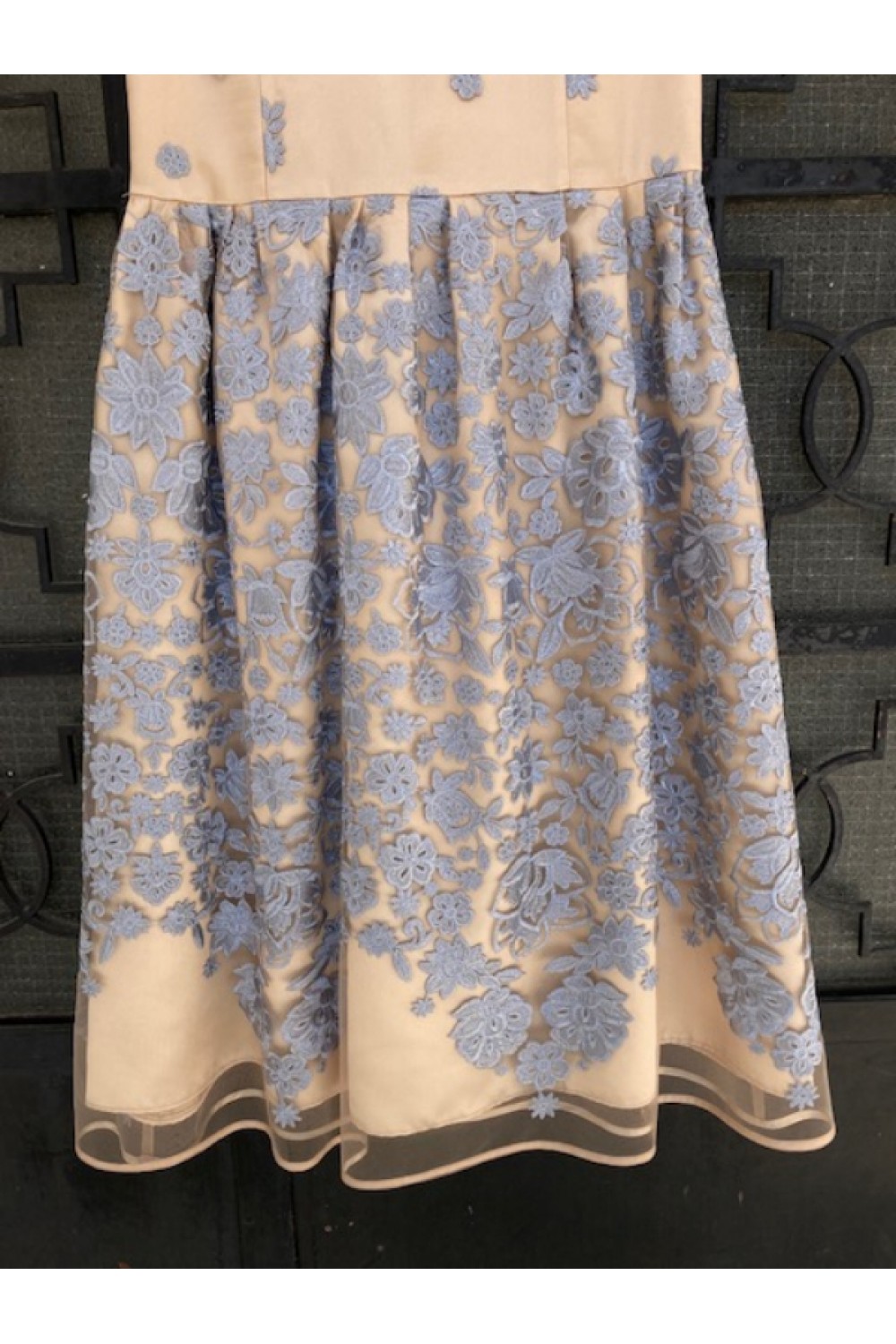 D&K FRANGOULIS LONG DRESS DUSTY BEIGE BE105