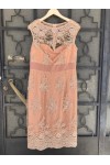 D&K FRAGOULIS DRESS BEIGE BE113