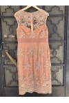 D&K FRAGOULIS DRESS BEIGE BE113