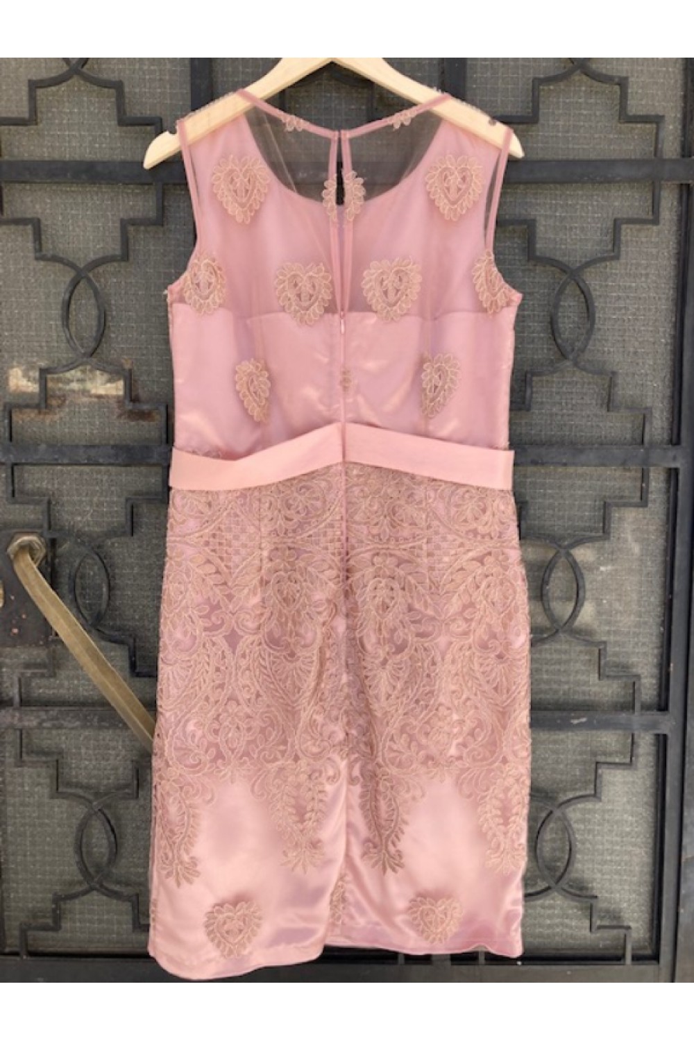 D&K FRANGOULIS DRESS PINK BE114