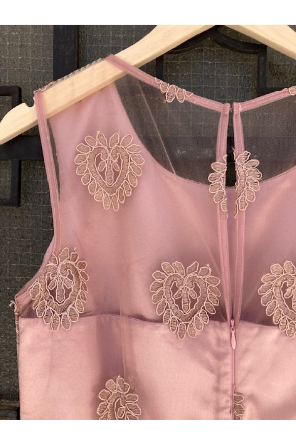 D&K FRANGOULIS DRESS PINK BE114