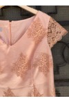 D&K FRANGOULIS DRESS PINK BE115