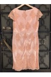 D&K FRANGOULIS DRESS PINK BE115