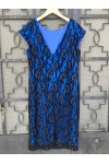  D&K Fragoulis DRESS DEEP BLUE BE123
