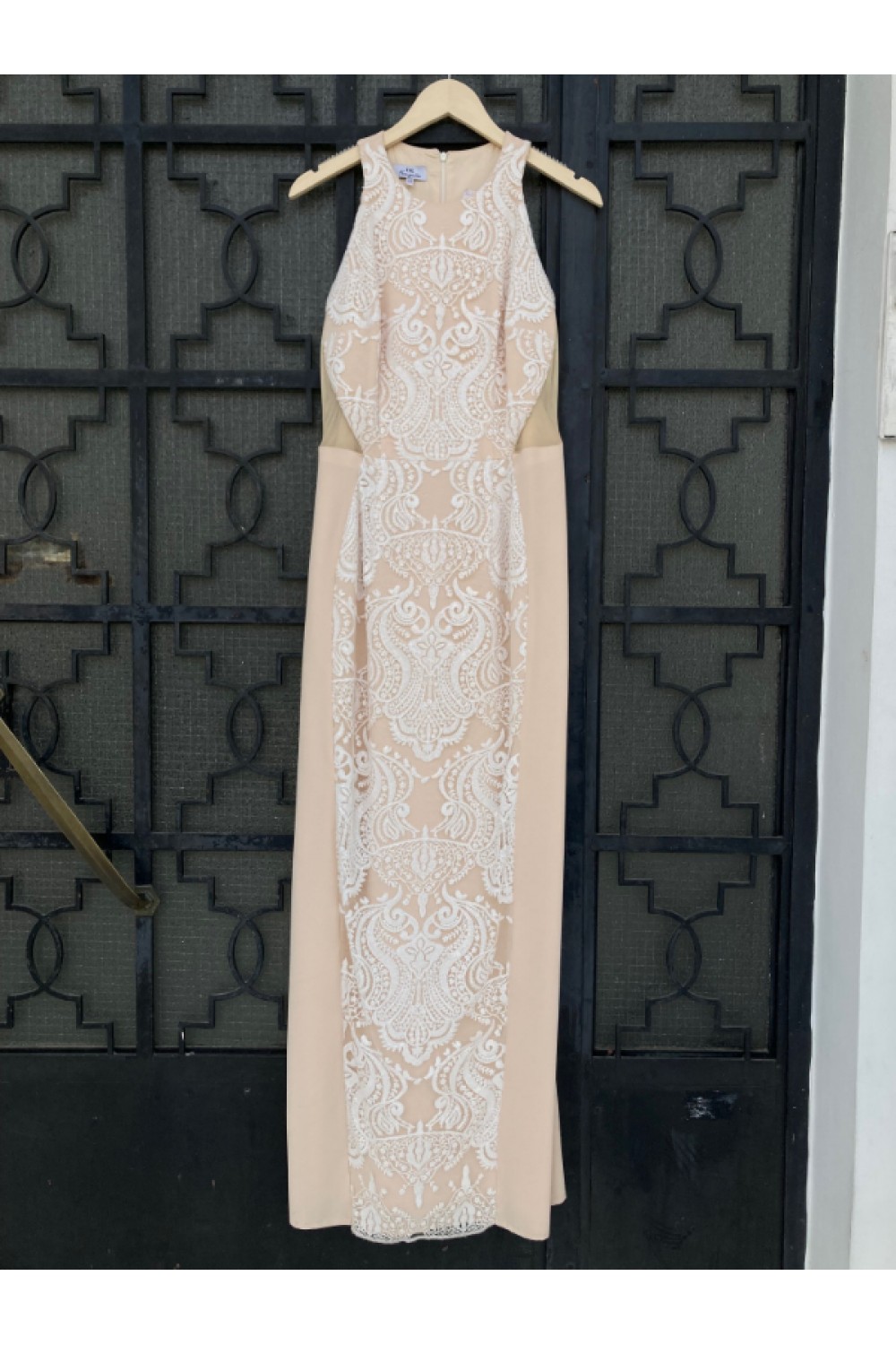 D&K Fragoulis  DRESS DUSTY BEIGE BE124