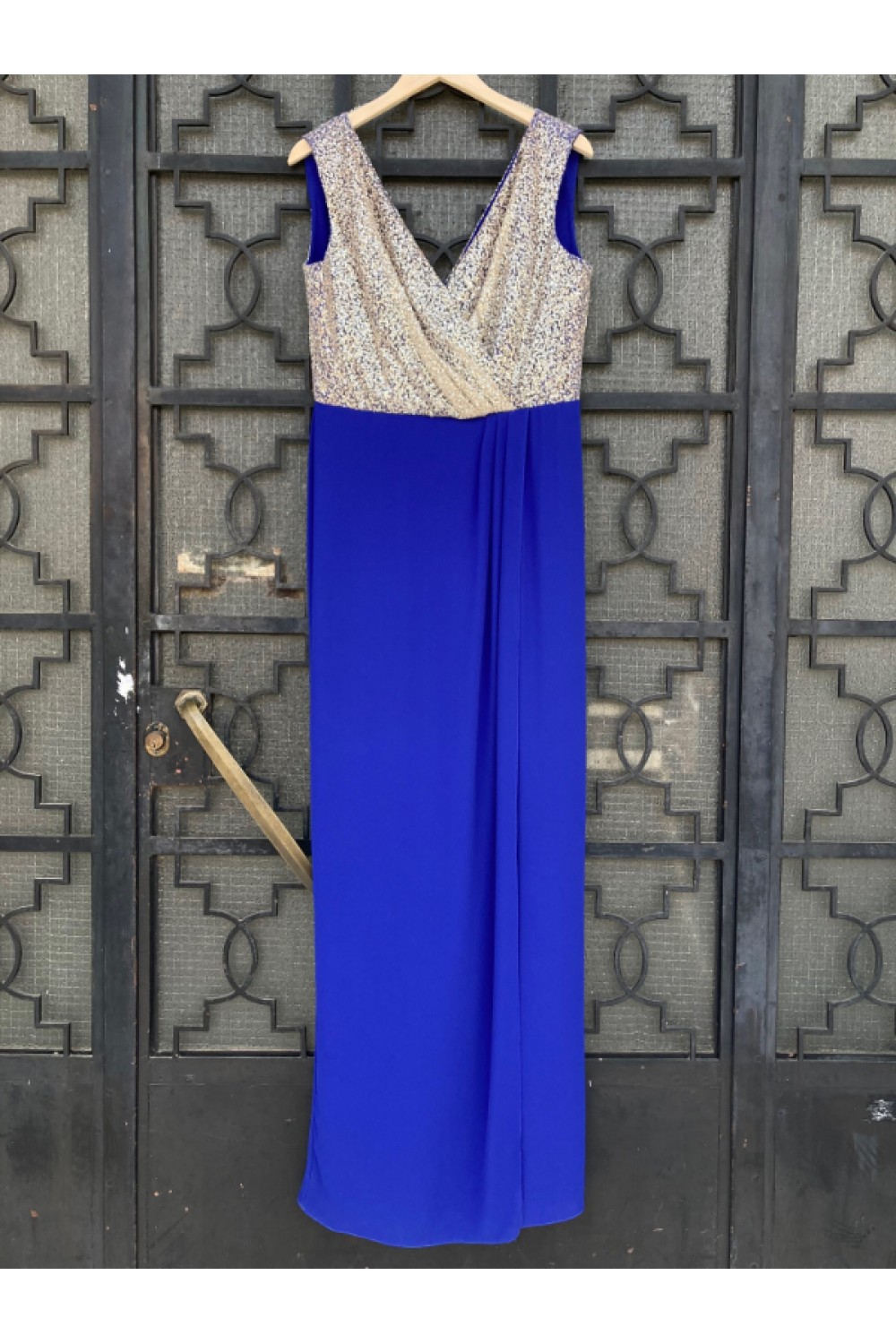 D&K FRAGOULIS  BODYSUIT DRESS BLUE BE125