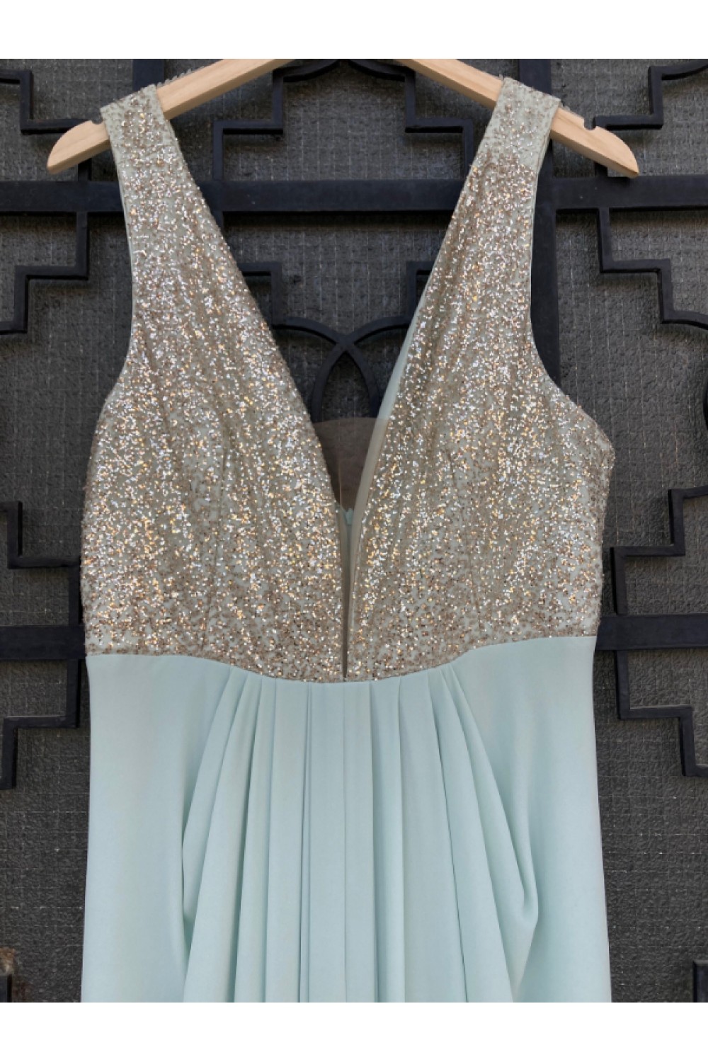 D&K FRANGOULIS DRESS LIGHT BLUE BE127