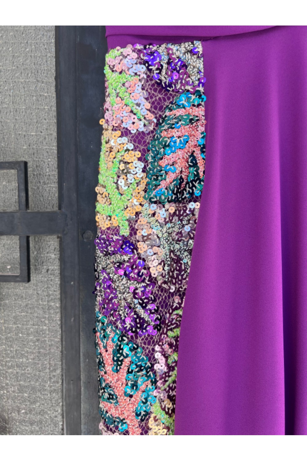 D&K FRANGOULIS DRESS PURPLE ΒΕ422