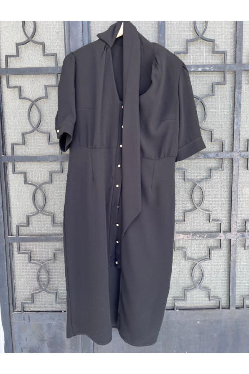 CHICARD DRESS BLACK ΒΕ435