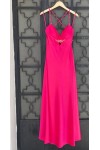 MIKAEL LONG DRESS FUCHSIA BE174