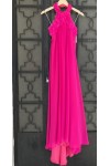 D&K FRANGOULIS LONG DRESS FUCHSIA BE176