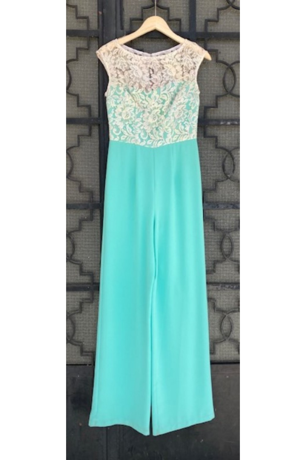 D&K FRANGOULIS LONG DRESS TURQUOISE BE179