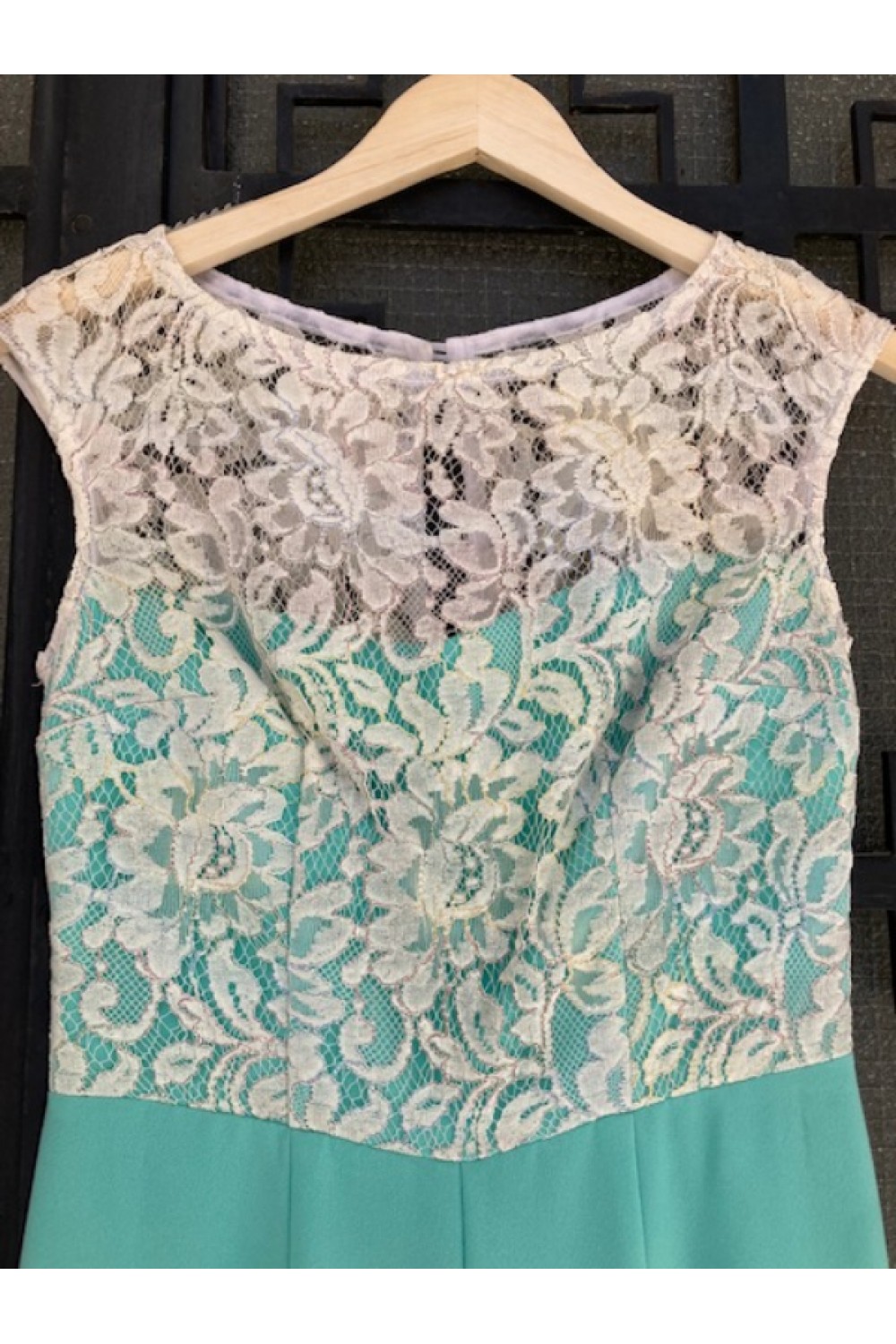 D&K FRANGOULIS LONG DRESS TURQUOISE BE179