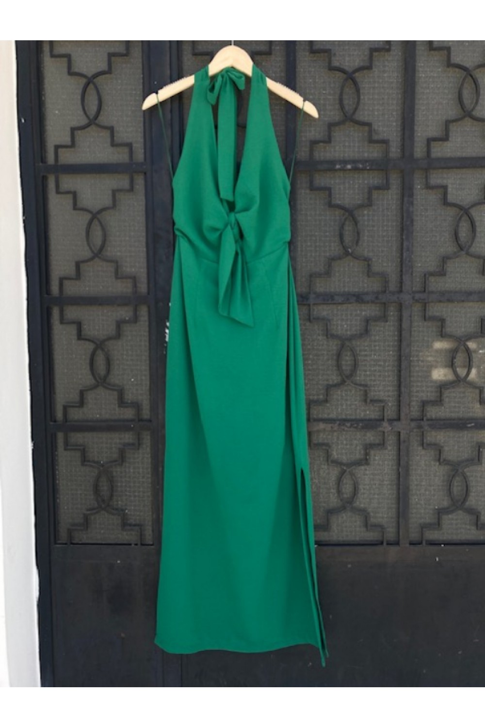 MOUTAKI  LONG DRESS GRASS GREEN BE184