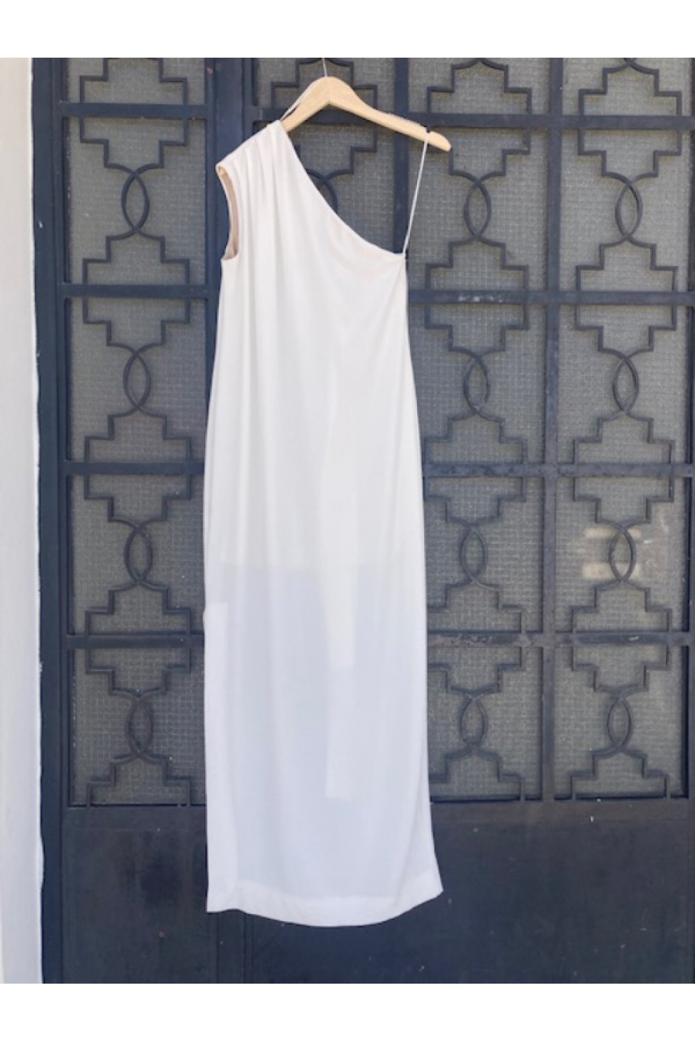 MOUTAKI LONG DRESS WHITE BE186