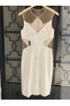 TASSOS MITROPOULOS DRESS WHITE BE282