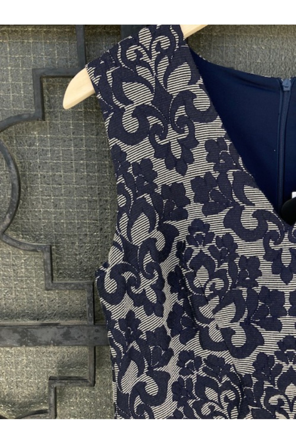 MOUTAKI DRESS BLUE-WHITE STRIPES BE290