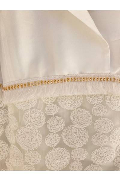 D&K FRANGOULIS DRESS WHITE BE293