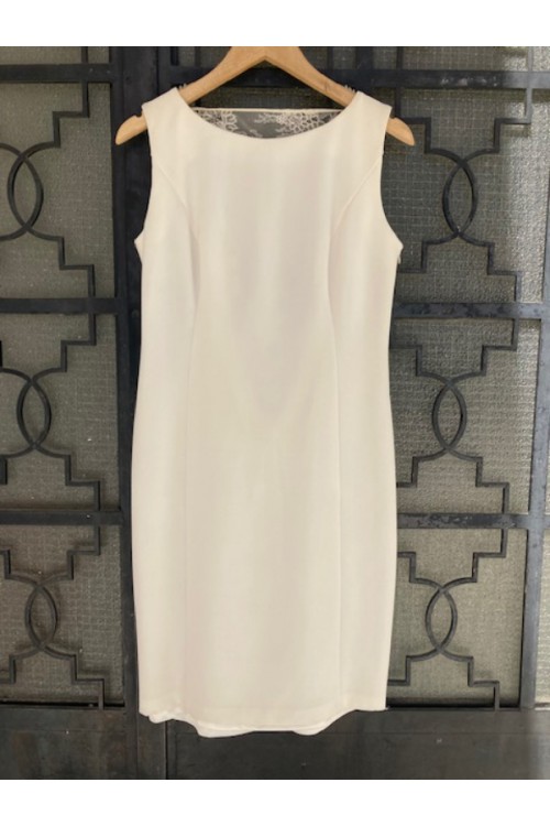 MAESTRI GROUP DRESS WHITE BE294