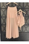 TASSOS MITROPOULOS SET DRESS-PANTS BEIGE BE302