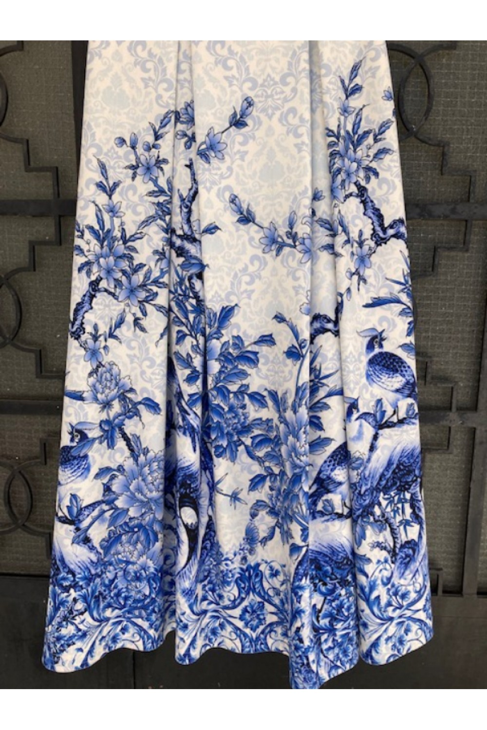 D&K FRANGOULIS DRESS WHITE-BLUEPRINTS BE314