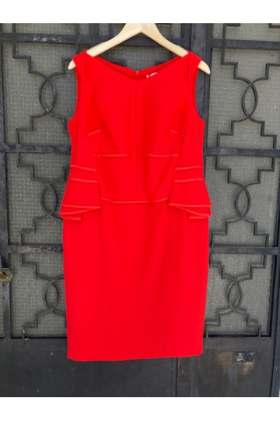 D&K FRANGOULIS DRESS RED BE324