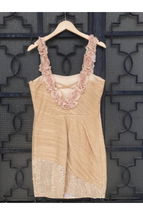 MAESTRI GROUP DRESS SALMON BE345