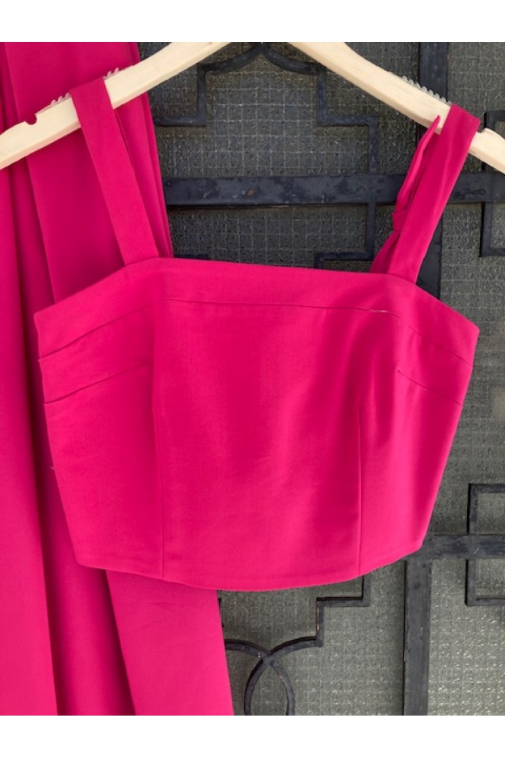 MOUTAKI SET TOP-SKIRT PINK  BE362