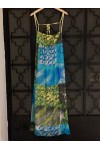 DEVOTION DRESS BLUE-GREEN BE369