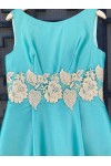 D&K FRANGOULIS DRESS LIGHT BLUE BE149