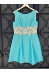 D&K FRANGOULIS DRESS LIGHT BLUE BE149