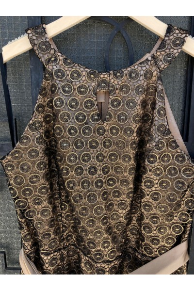 D&K FRANGOULIS DRESS GOLD BE328