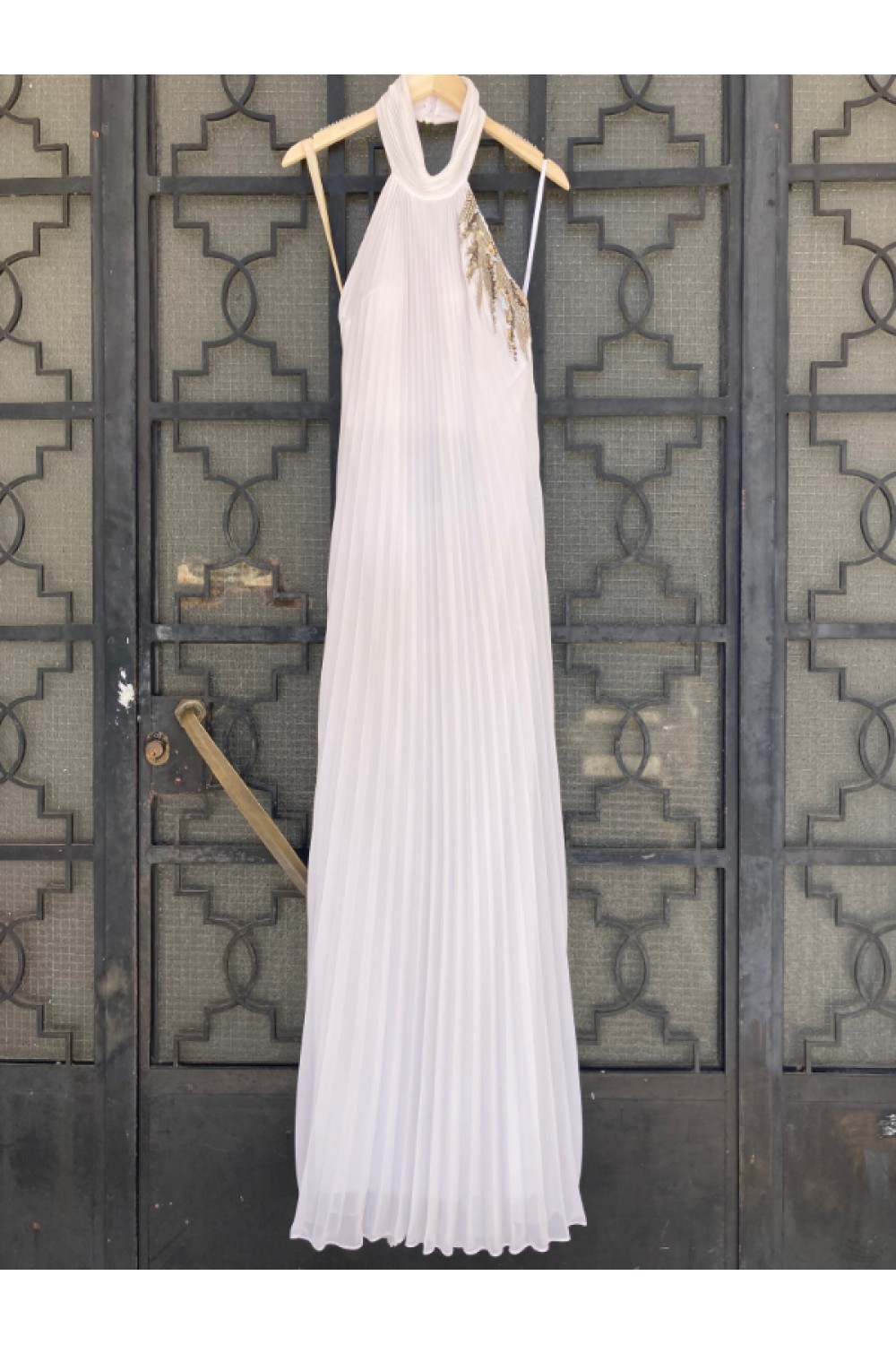 MAESTRI GROUP DRESS WHITE BE393