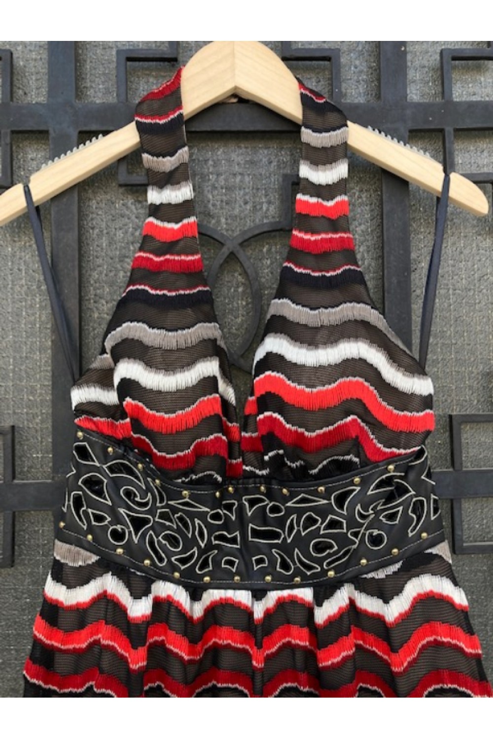 TASSOS MITROPOULOS DRESS COLORFUL TM19338