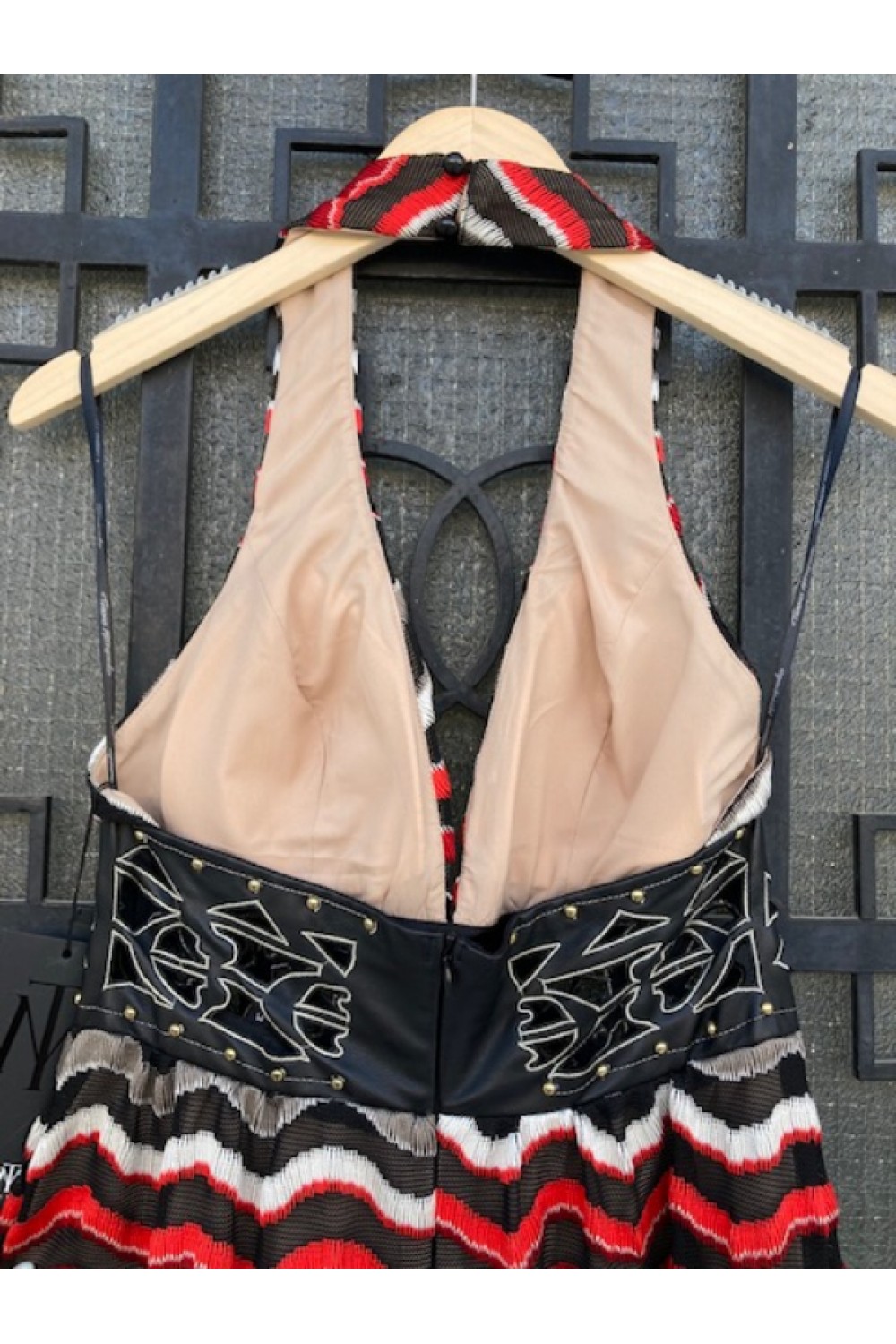 TASSOS MITROPOULOS DRESS COLORFUL TM19338