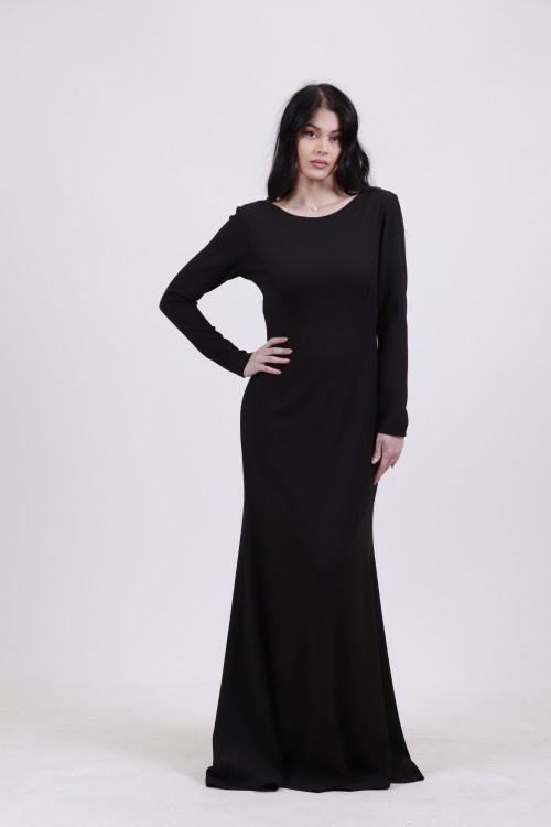 VLASSIS HOLEVAS LONG DRESS WITH OPEN BACK AWP1845