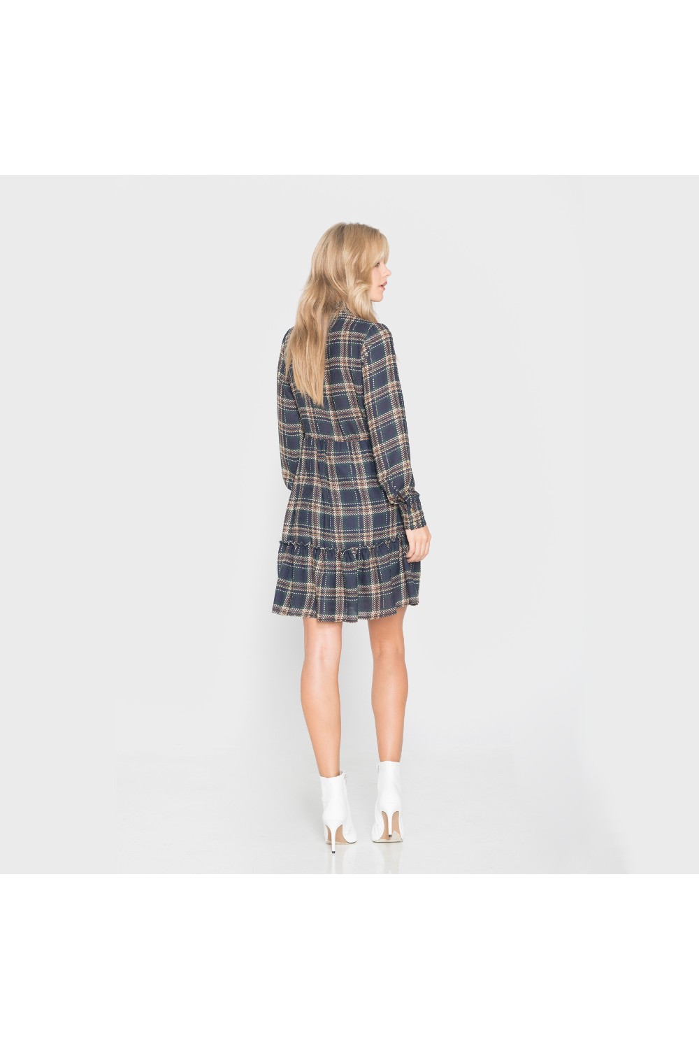 CHICARD CHECKERED DRESS