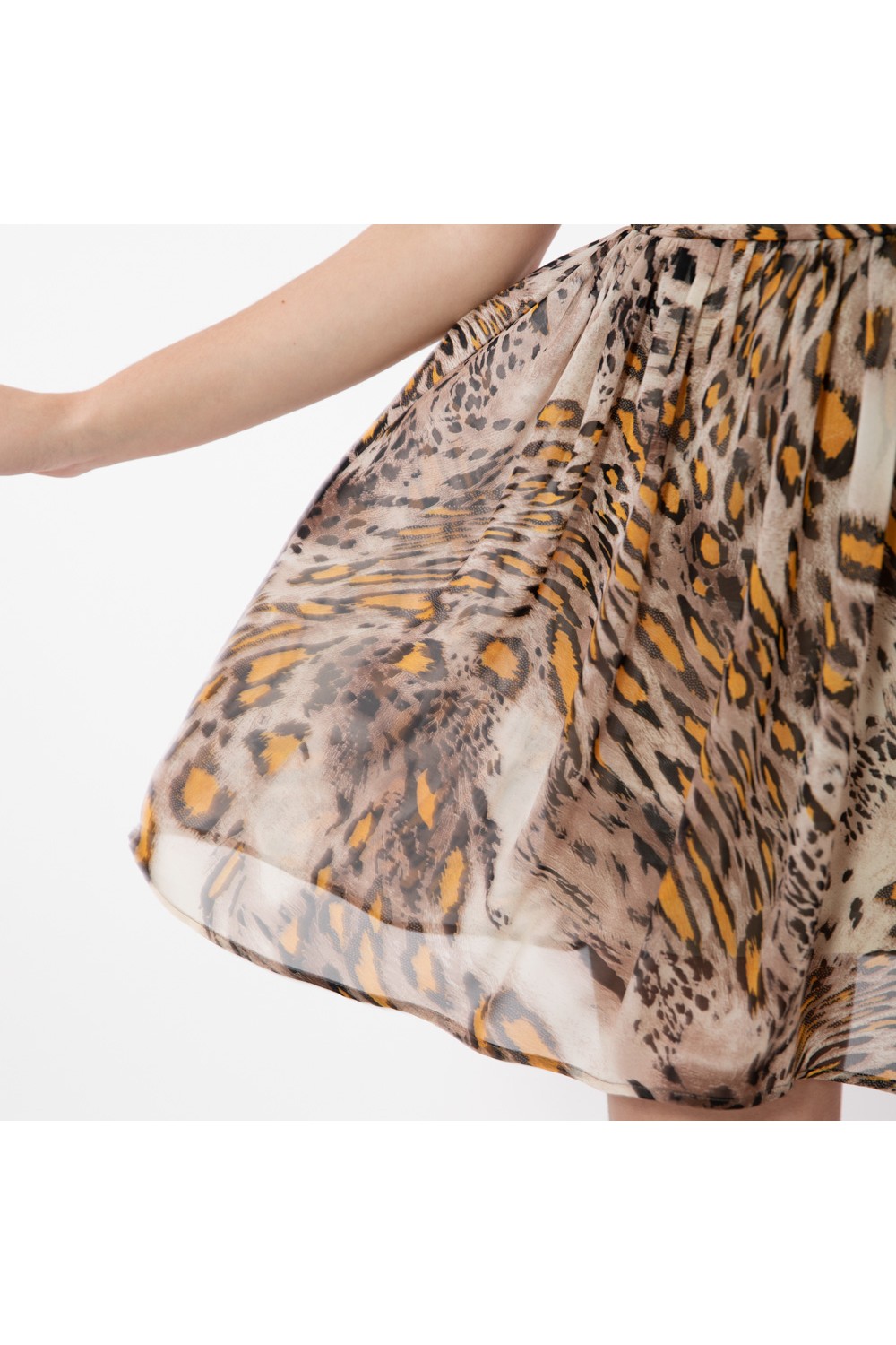 CHICARD DRESS LEOPARD
