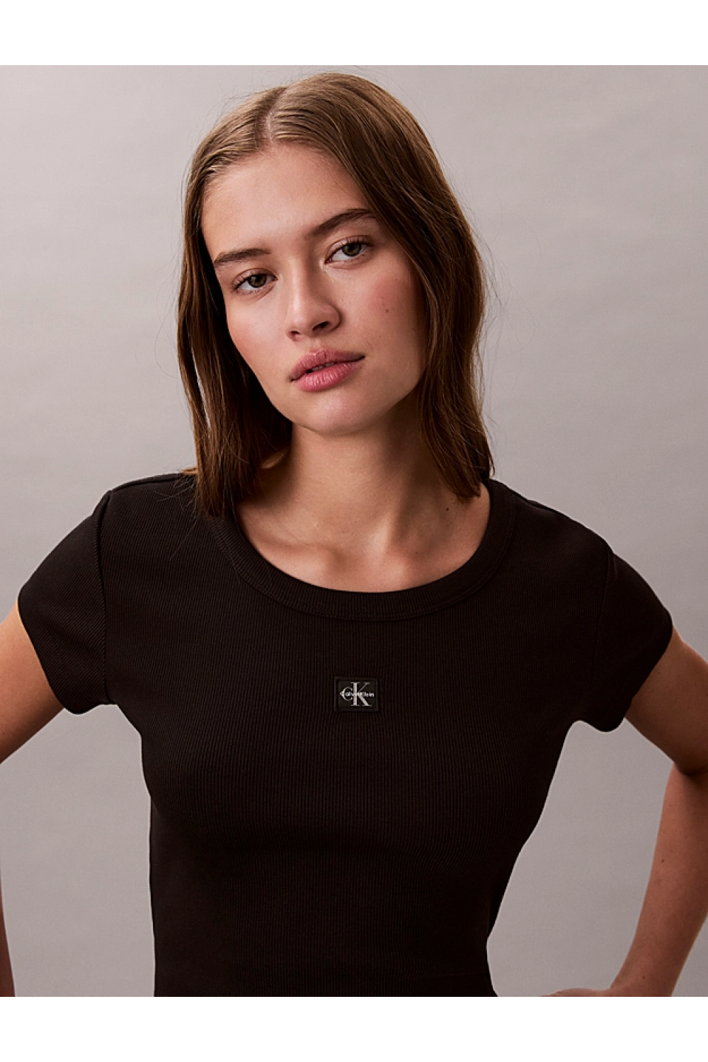 CALVIN KLEIN JEANS BLOUSE CASUAL BLACK LV047C200G-UB1