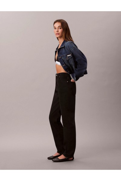 CALVIN KLEIN JEANS MOM JEANS SOFT BLACK LV047D843G-TWM