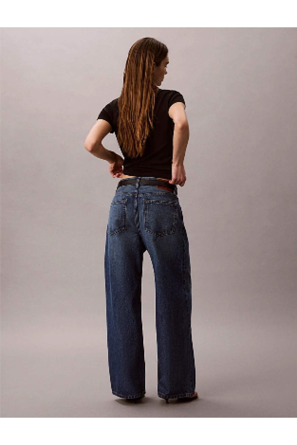 CALVIN KLEIN JEANS WIDE LEG JEANS SHORE ROAD LV047G928G-4D2