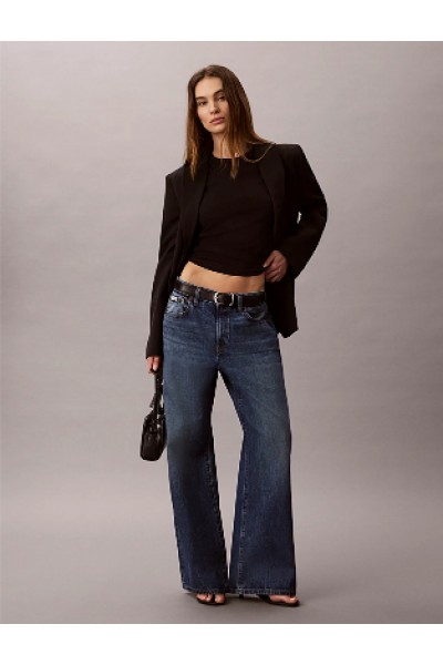 CALVIN KLEIN JEANS WIDE LEG JEANS SHORE ROAD LV047G928G-4D2