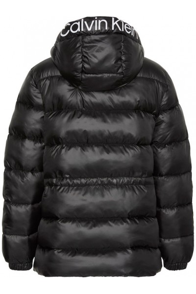 CALVIN KLEIN JEANS WOMANS PUFFER JACKET BLACK LV047G508G-UB1
